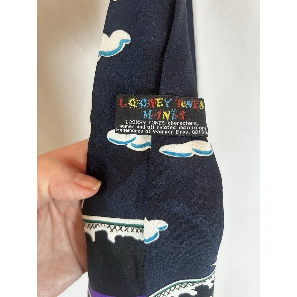 Looney Tunes Mania Taz Basketball Neck Tie Vintage 1994 Warner Bros Vintage Fun